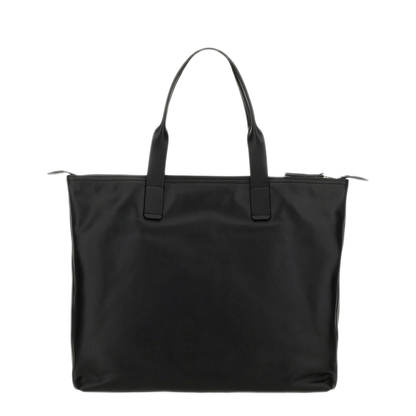 Adamo Medium Calfskin Shopping Bag - Black