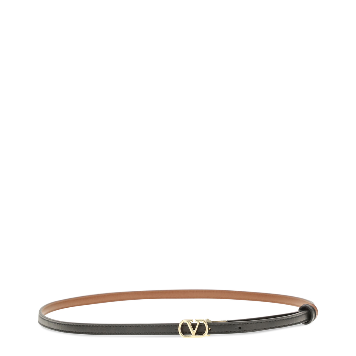 MAYFEYR - Valentino - Reversible Vlogo Signature Glossy Calfskin Belt - 9W2T0SX5ZDMDRN
