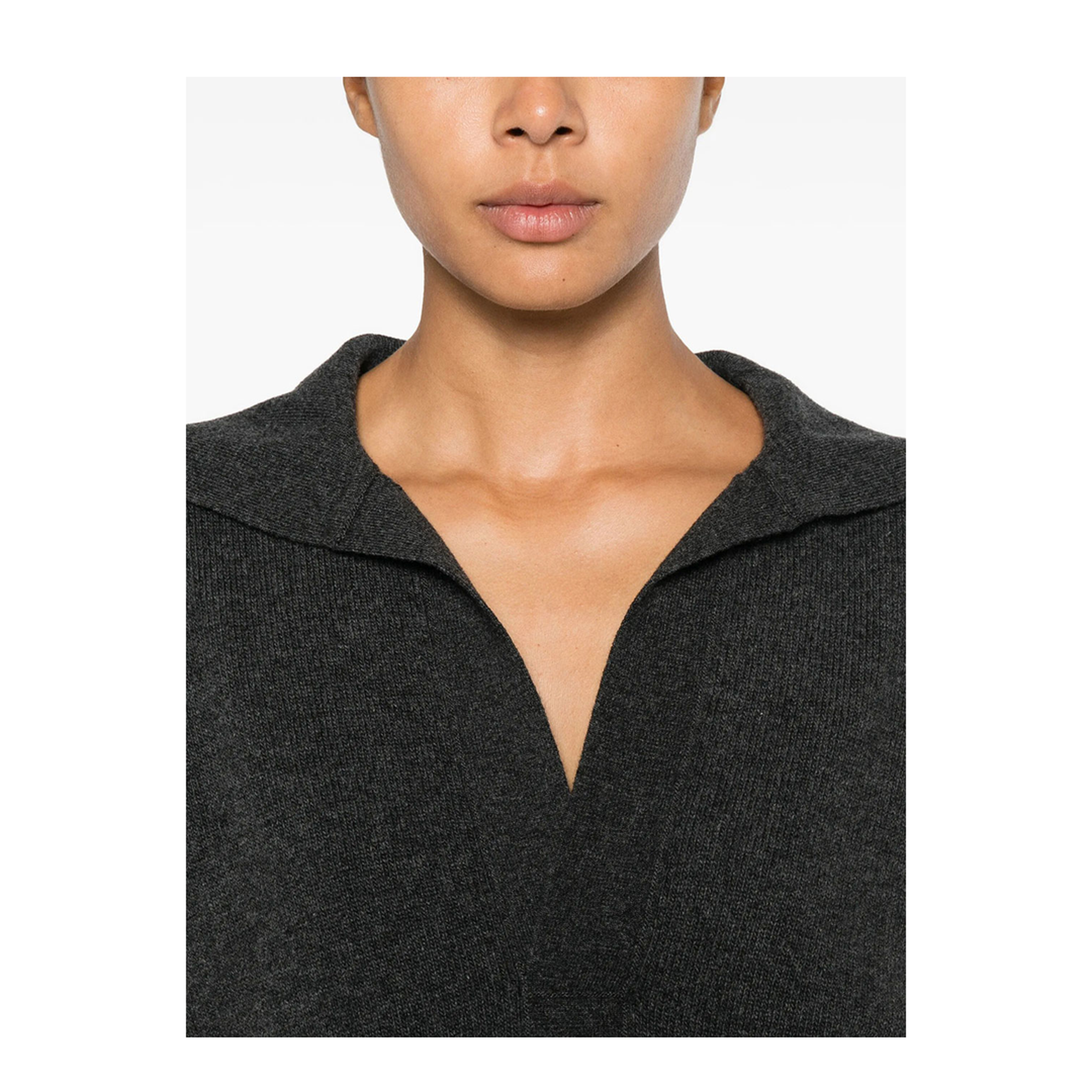 MAYFEYR - Victoria Beckham - Genevieve Polo Jumper In Merino Wool - 1326KJU007475A