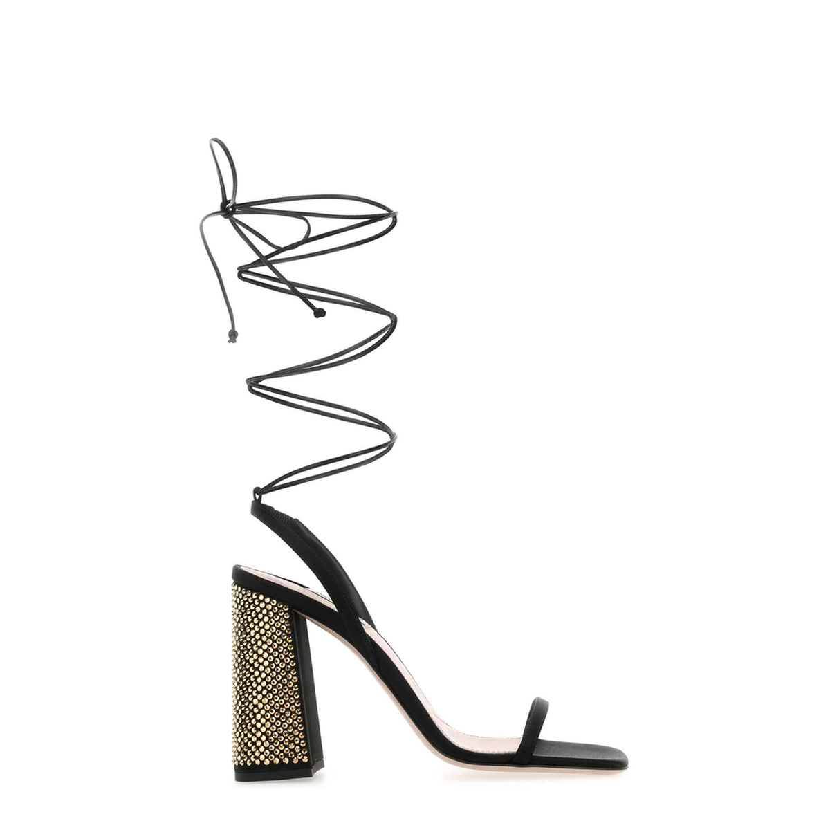 MAYFEYR - Miu Miu - Black Satin Sandals - 5X858DFM1002BEWF0J05