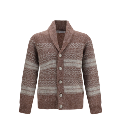 MAYFEYR - Brunello Cucinelli - V Neck Button Cardigan - MTF710006CTB53