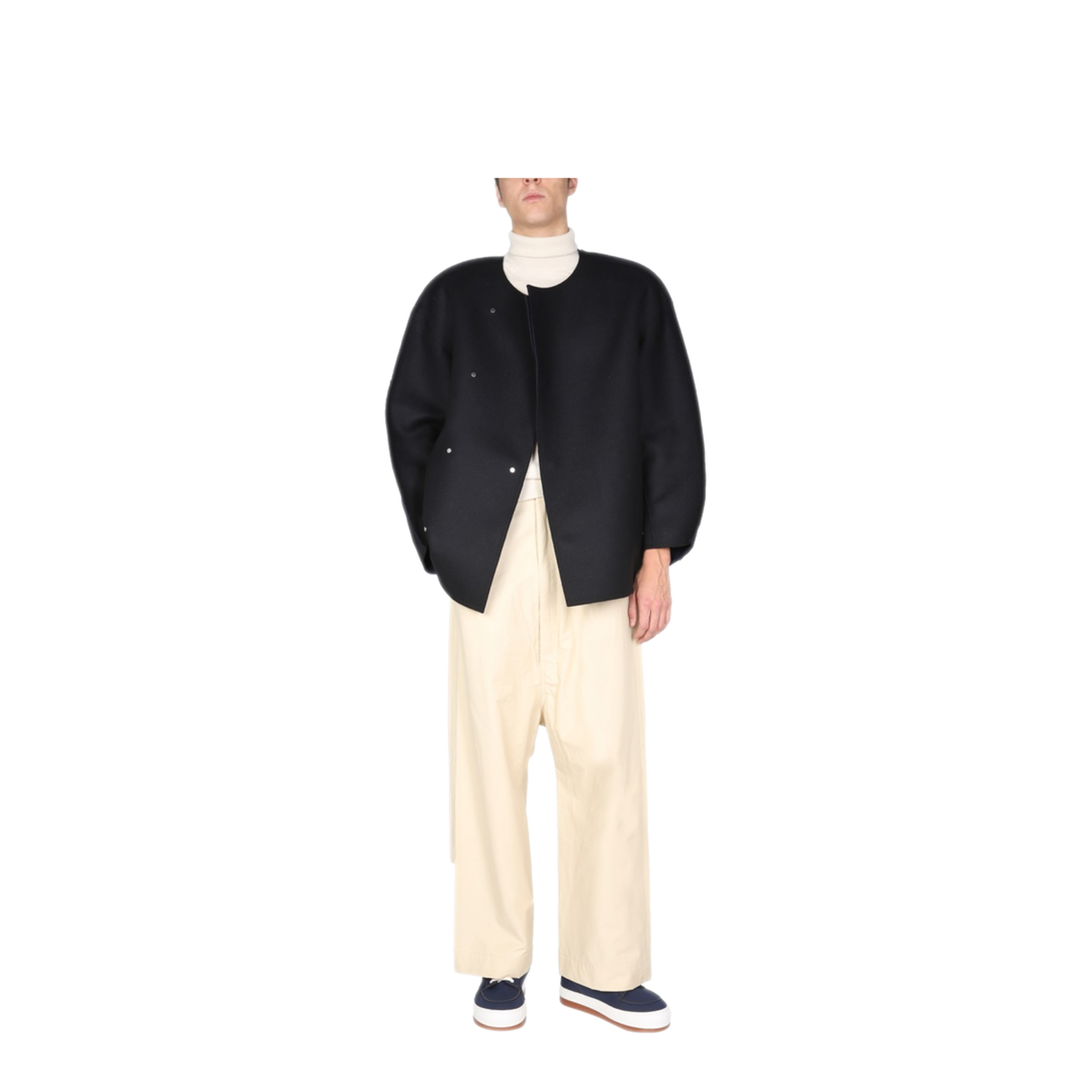 MAYFEYR - Sunnei - Loose Fit Coat - SNF1XC02APBLUE