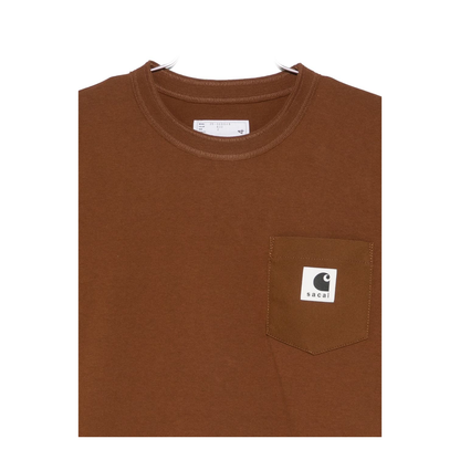 MAYFEYR - Sacai x Carhartt WIP - Brown T Shirt - 2500994S642