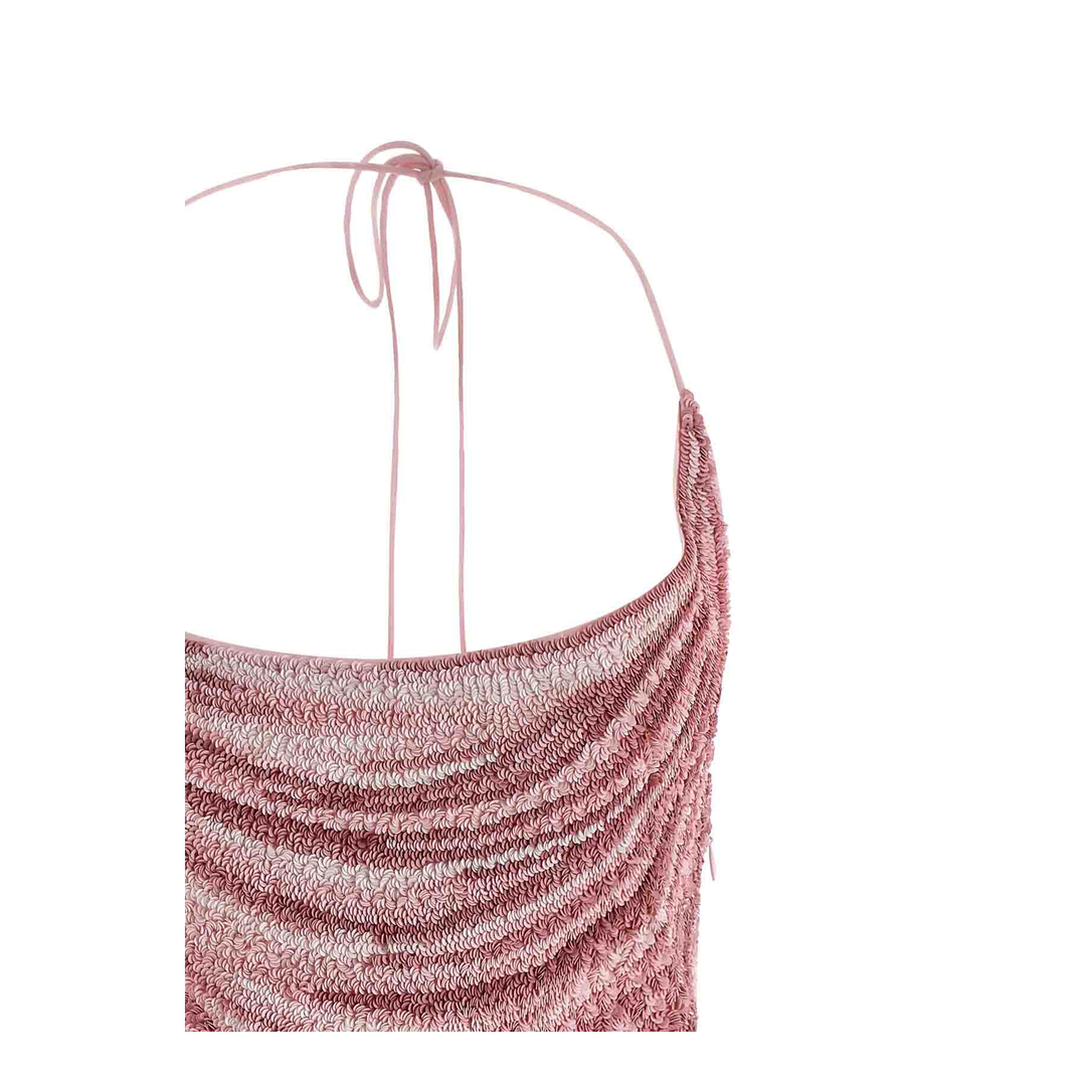 Sequin Dress Silk Pink