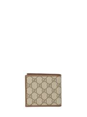 Gg Logo Interlocking Half Wallet Brown 673000 92Tcg 8563