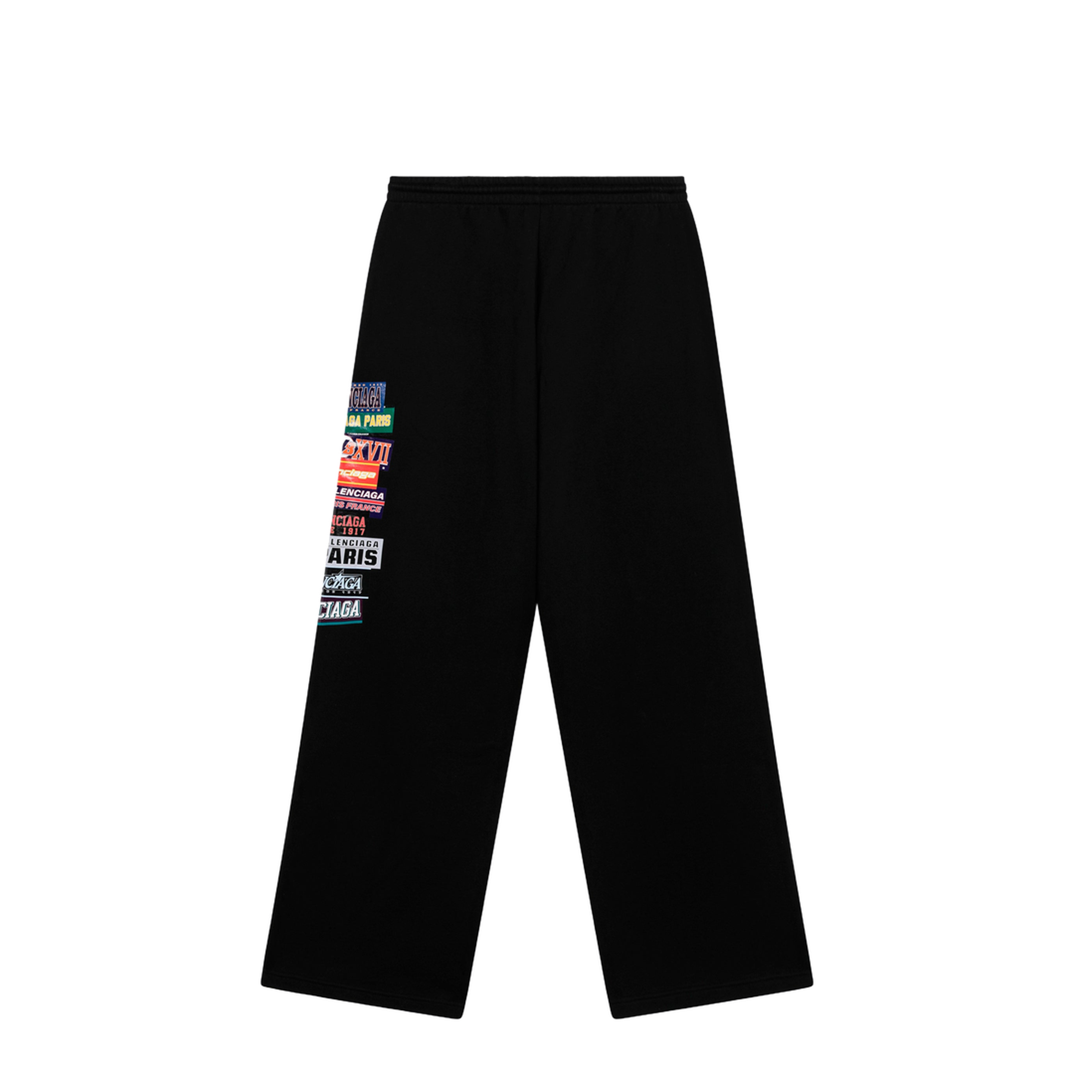MAYFEYR - Balenciaga - Black Jogger Trousers With Logo Print - 871496TUVS81000