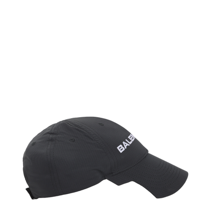 Logo Cap in Black/White