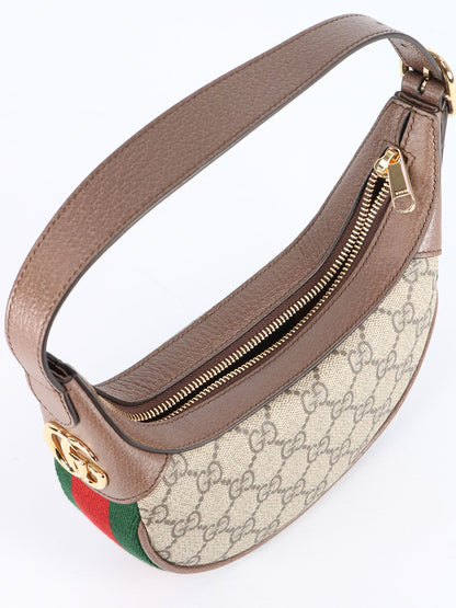 Ophidia Small Case in GG Supreme Canvas