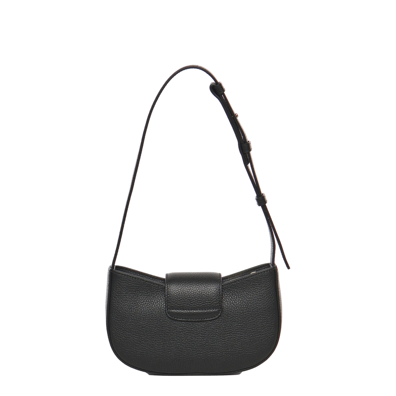 Black Leather Shoulder Bag