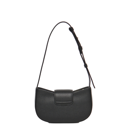 Black Leather Shoulder Bag