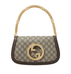 Blondie GG Supreme Shoulder Bag, Gold Hardware