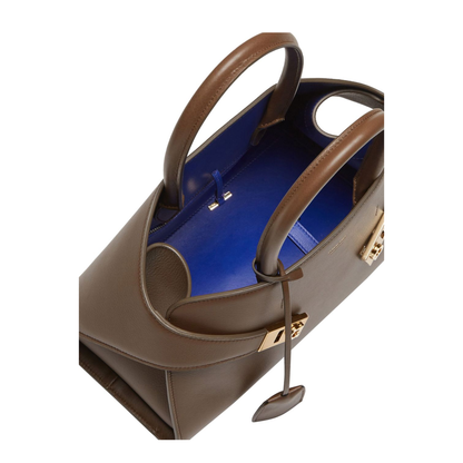 Small Leather Hug Tote Bag