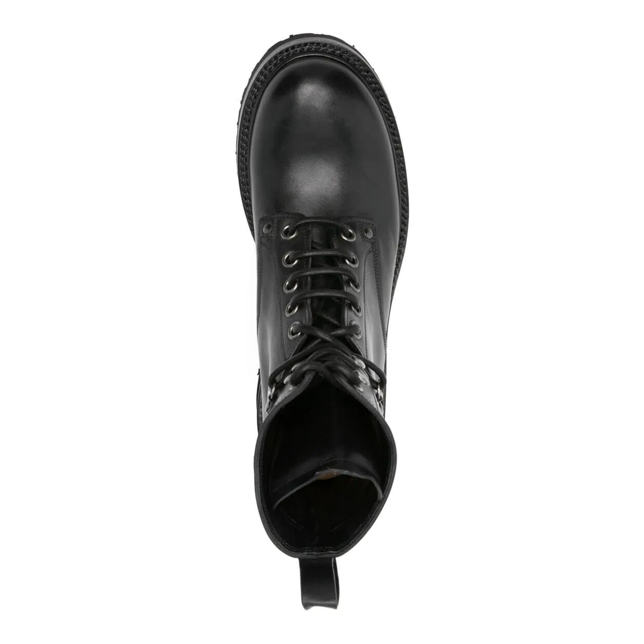 MAYFEYR - PREMIATA - Elba Leather Military Boots - 32337NERO