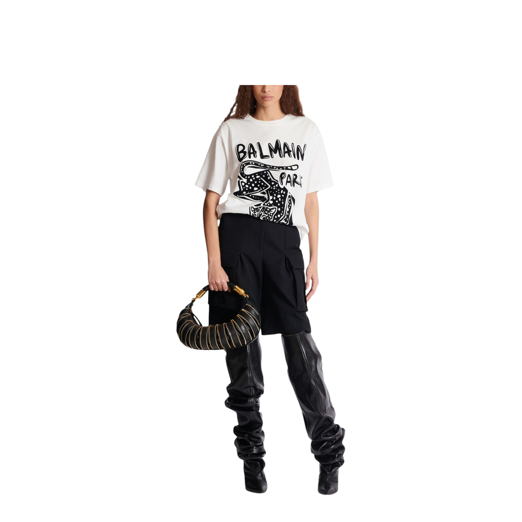 Short-Sleeved T-shirt Leopard Print