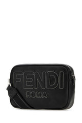 Logo Camera Bag, Silver Hardware