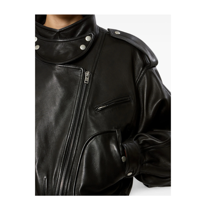 MAYFEYR - Isabel Marant - Farza Leather Jacket - VE0744FAD3B04I