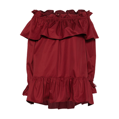 Off-Shoulder Ruffled Dress