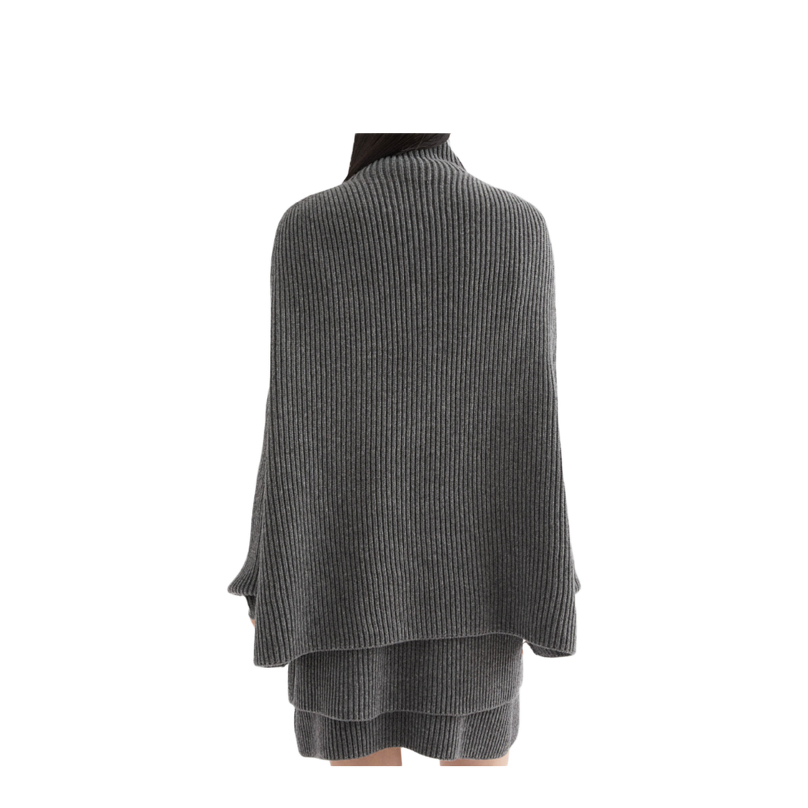 Wool Cape Sweater