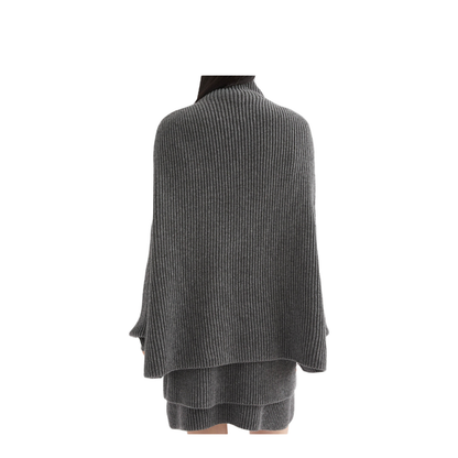 Wool Cape Sweater