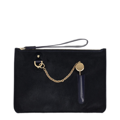 MAYFEYR - SOPHIE HULME - Pouch In Pelle - SG180HCDEEPNAVY