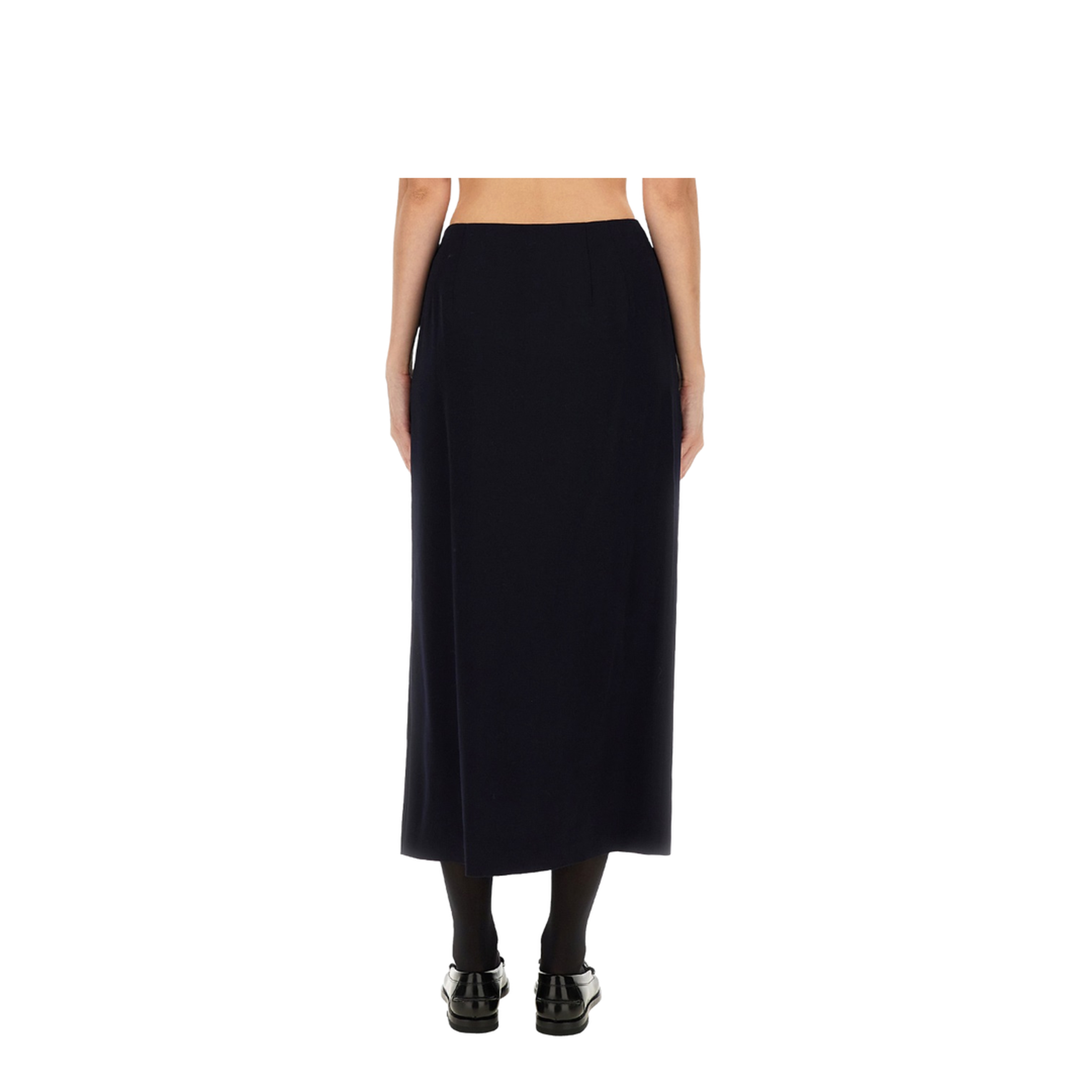 MIDI SKIRT WITH TOGGLE