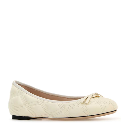 MAYFEYR - Valentino - Ivory Leather Ballerinas - 6W2S0LJ5KHU098