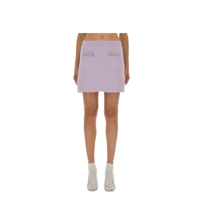 MAYFEYR - Self Portrait - Knit Skirt With Crystals - PF25085SKLLILAC