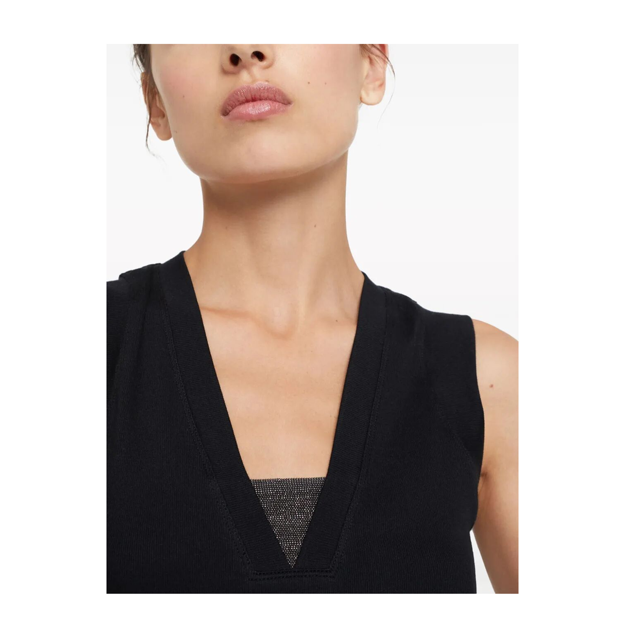 MAYFEYR - Brunello Cucinelli - Stretch Cotton Jersey Tank Top With Precious Faux-Layering - M0TC8EL672