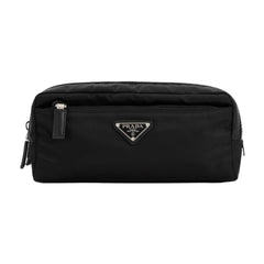 Triangle Logo Plaque Make-Up Bag