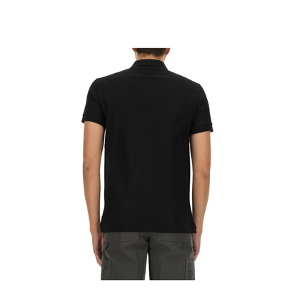 Black Piquet Polo Shirt