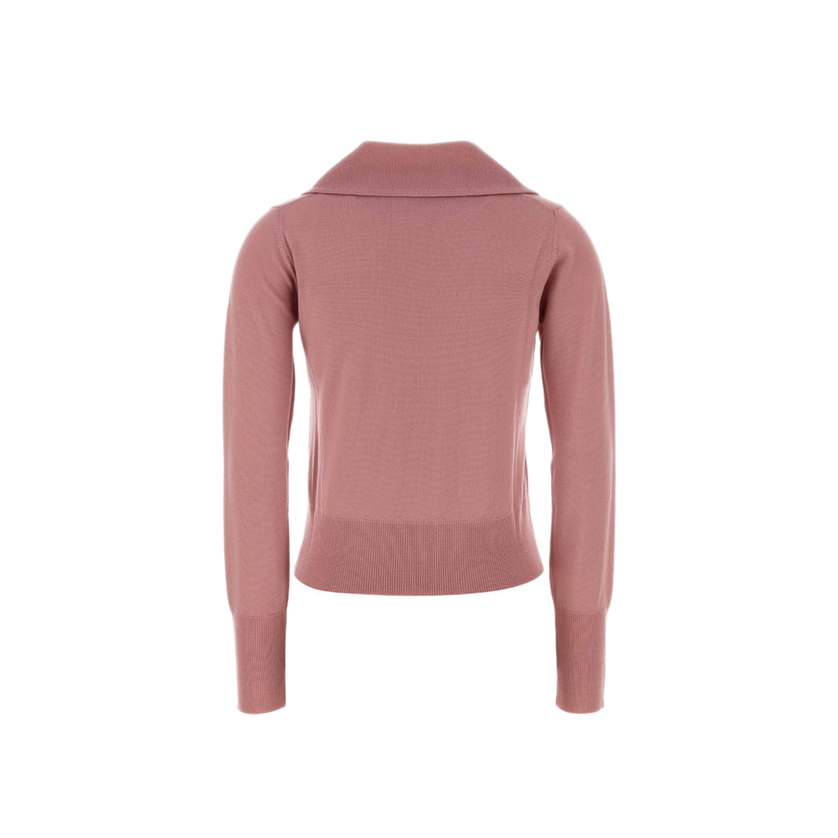 MAYFEYR - Vivienne Westwood - Pink Wool Bea Polo Jumper - 1803008UY005EG406