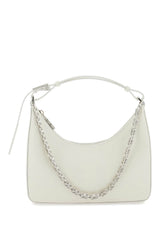 Moon Cut Out Shoulder Bag, Silver Hardware