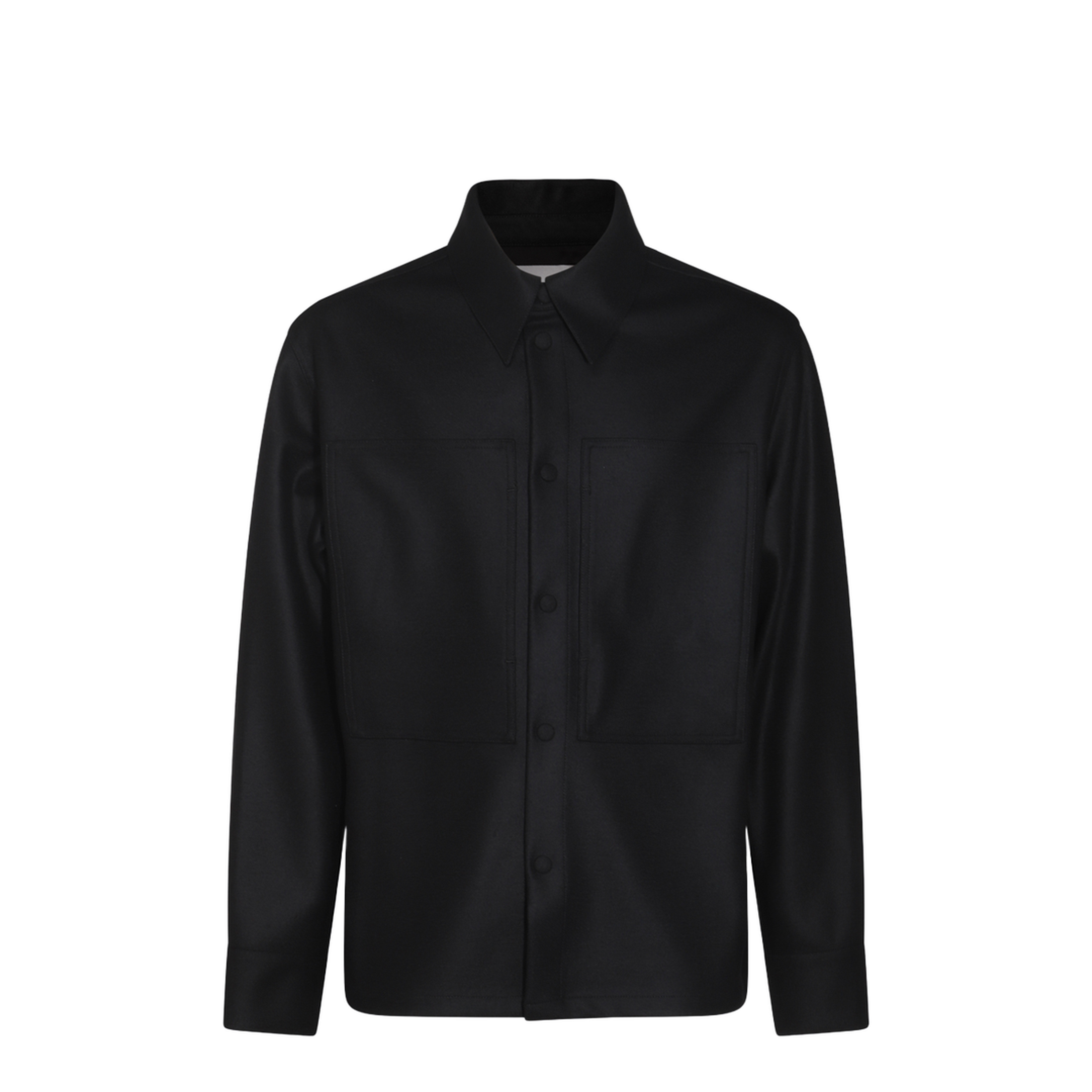 Wool Shirt Black