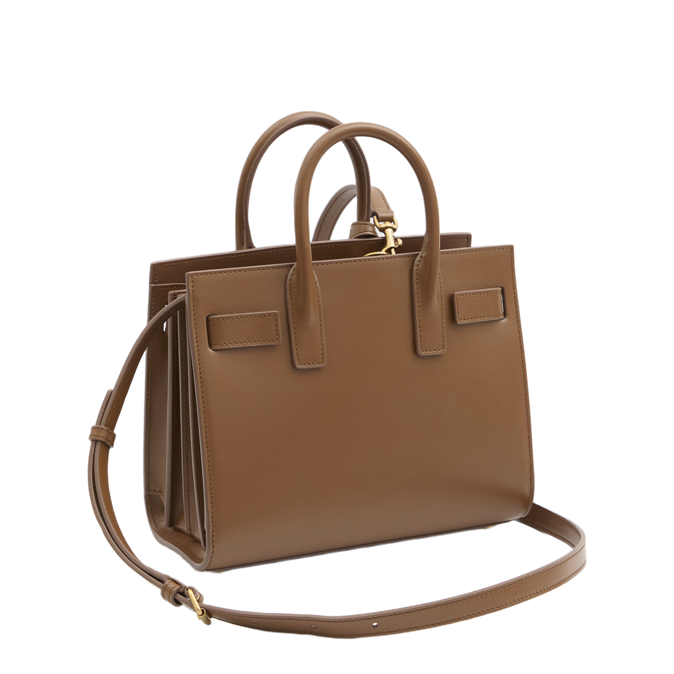 Sac de Jour Nano Leather Tote Bags - Brown