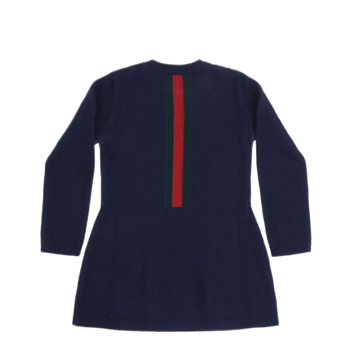 MAYFEYR - Gucci - Wool Dress With Web Detail For Girl - 867923XKFKT4154