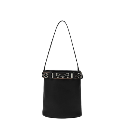 Bucket Bag with Studded Belt