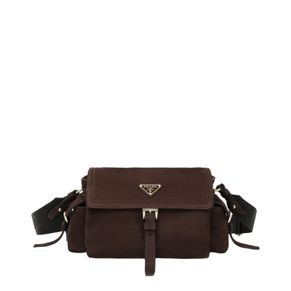MAYFEYR - Prada - Explore Medium Shoulder Bag In Moro - 1BD394NOO008F0003