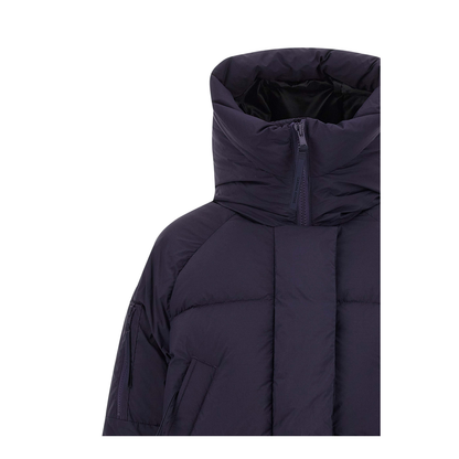 Cropped Down Jacket with Hood
