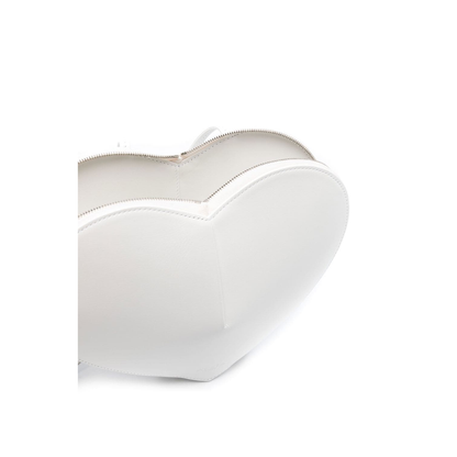 Optical White Le Coeur Bag in Calfskin
