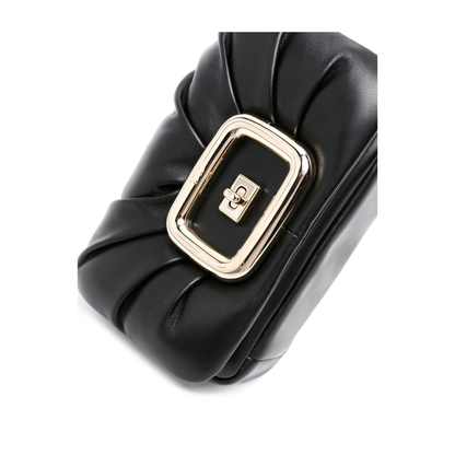 Viv' Choc Mini Bag in leather