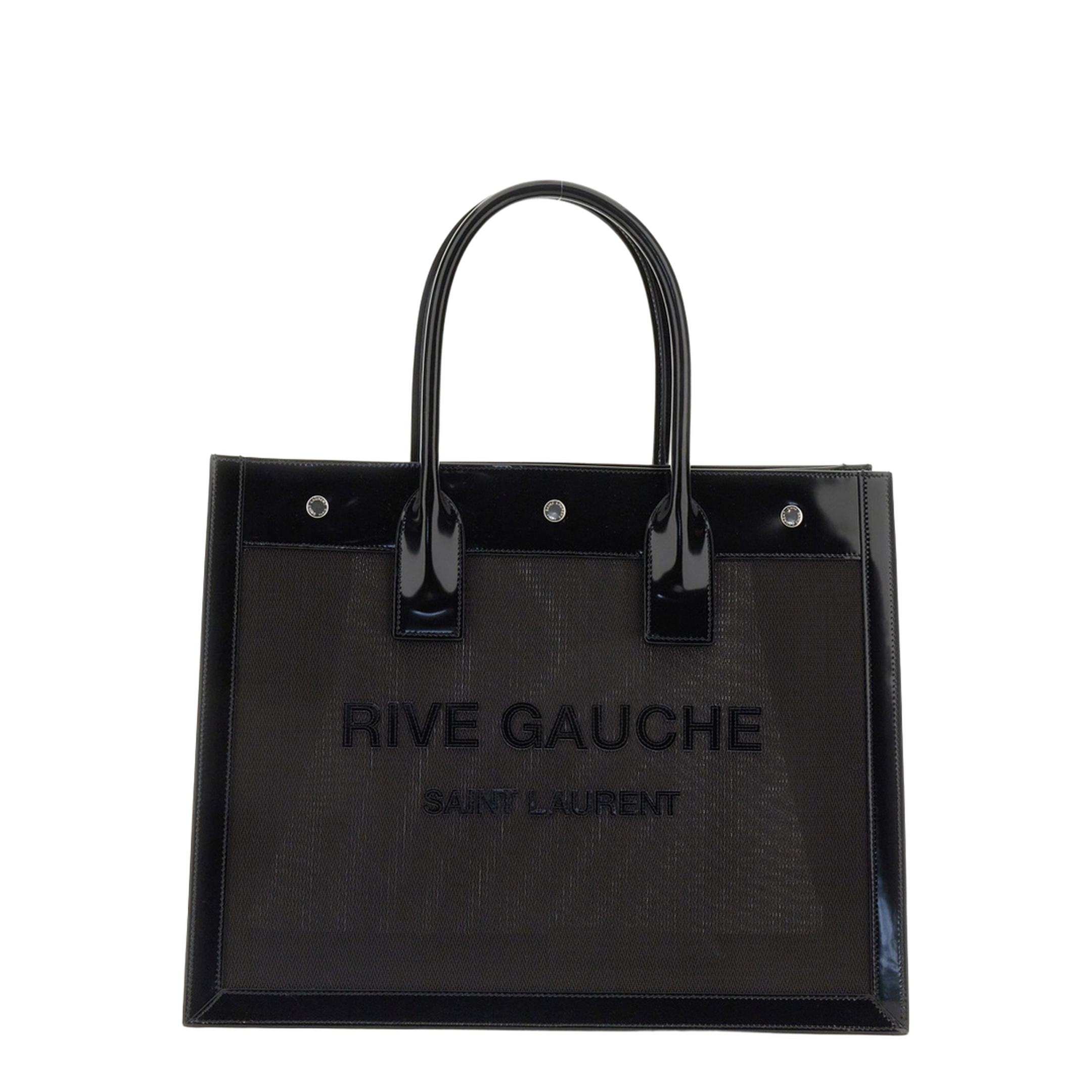 Rive Gauche Small Tote Bag In Smooth Leather