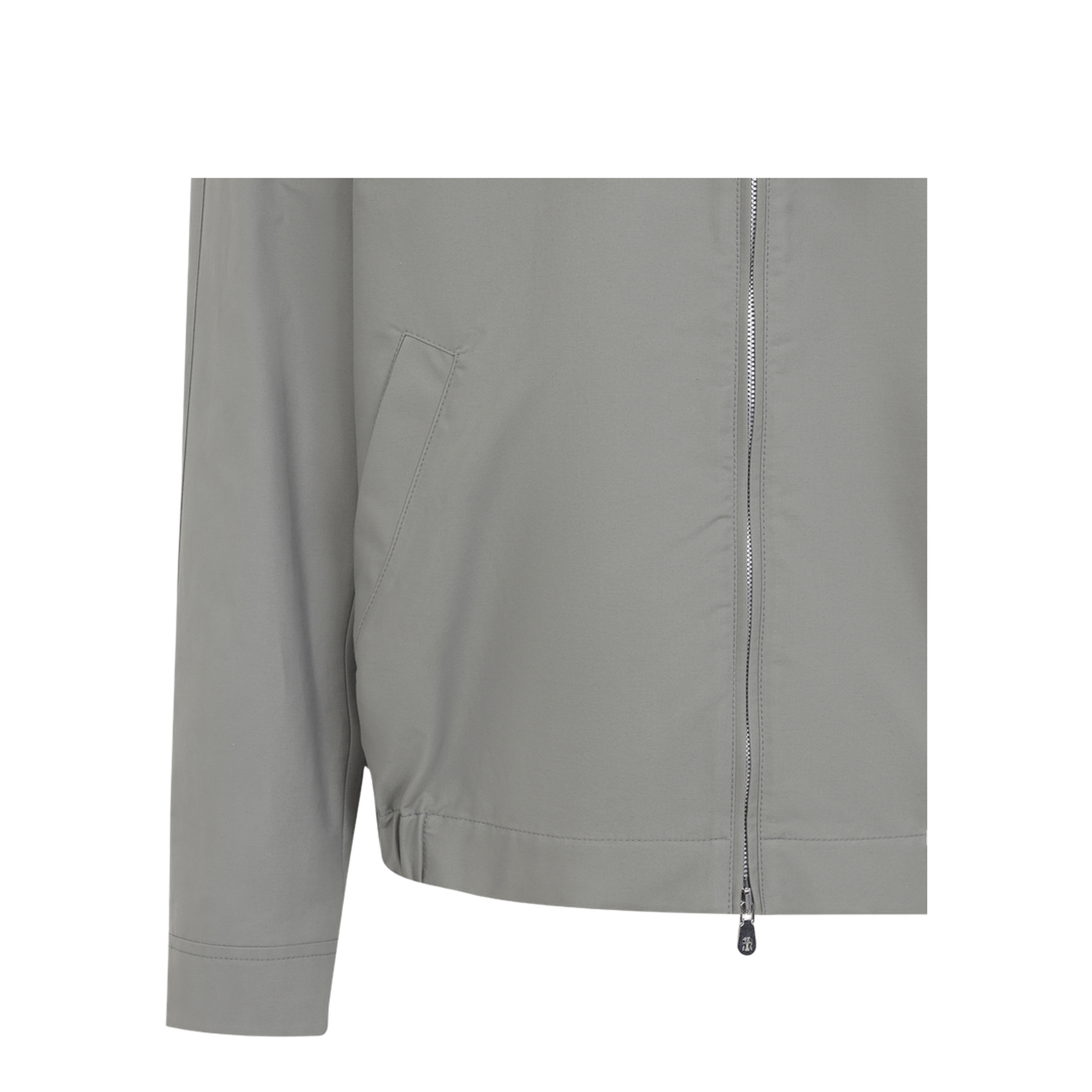 Technical Cotton Full-Zip Jacket