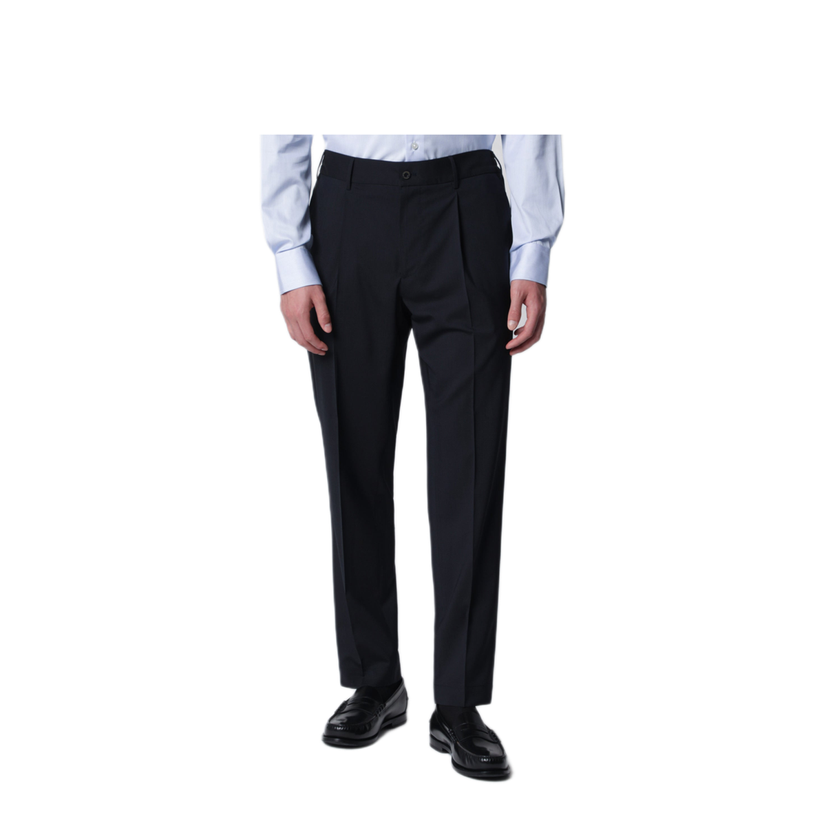 MAYFEYR - Santaniello - Blue Wool Blend Trousers - E2989WO78
