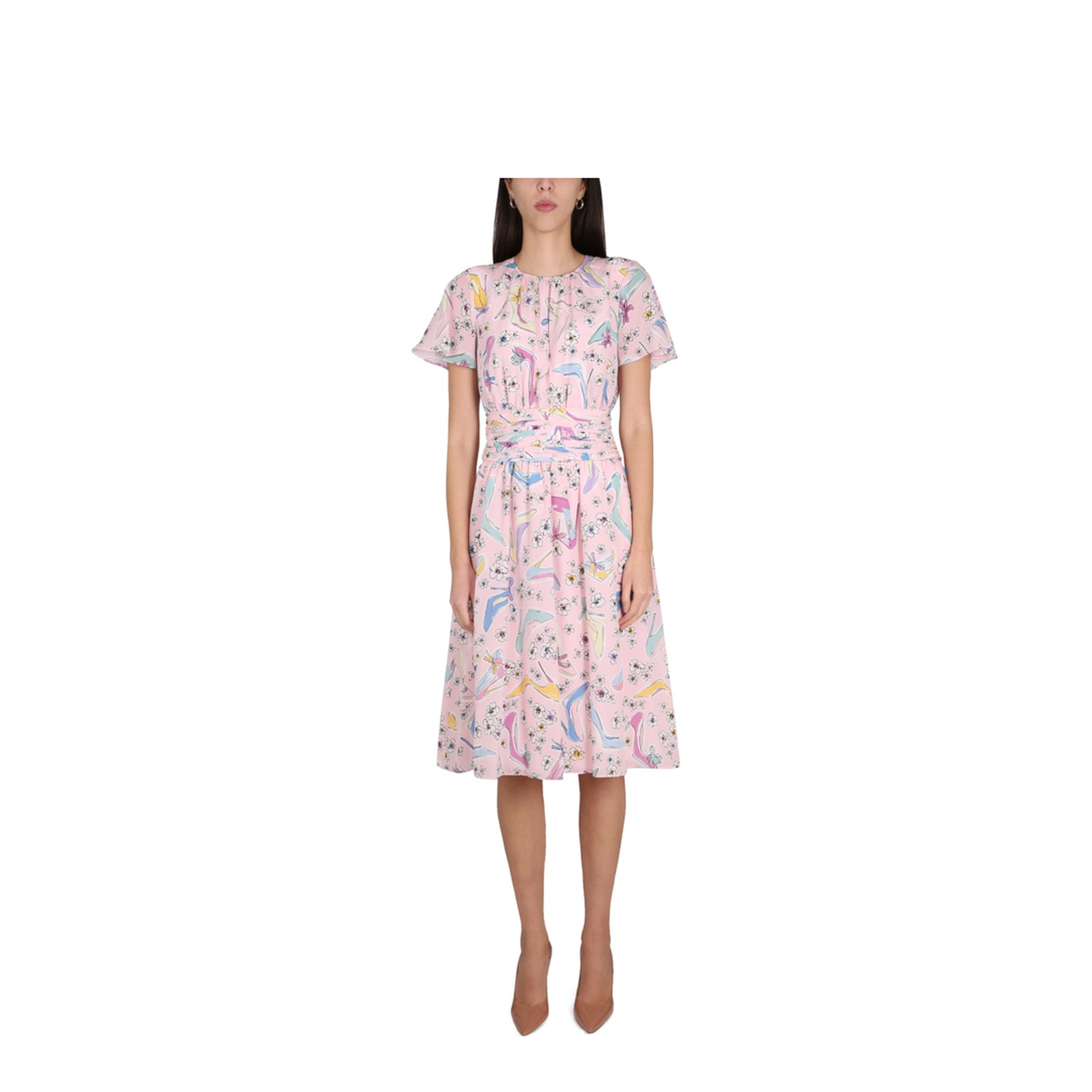 MAYFEYR - BOUTIQUE MOSCHINO - Heels And Flowers Dress - 043611401223