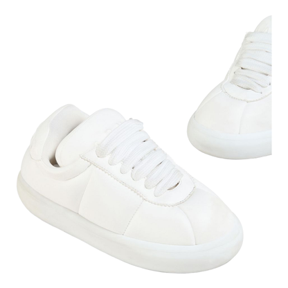 White Leather BigFoot 2.0 Sneaker