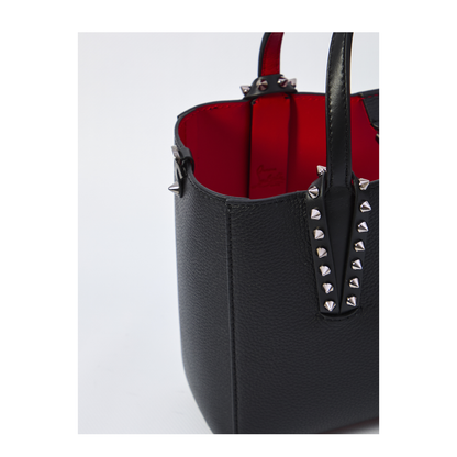 Black Grained Leather Bag