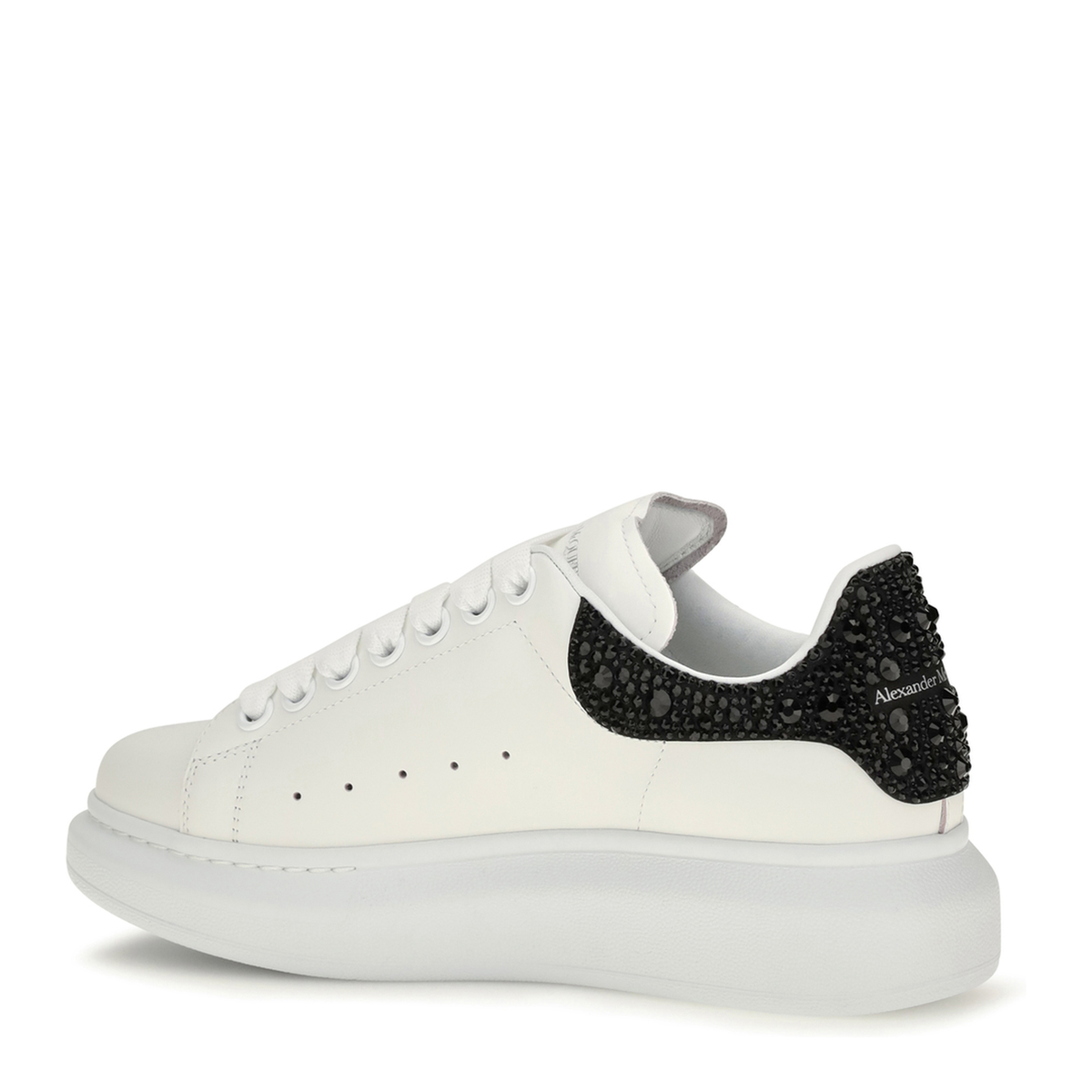 MAYFEYR - Alexander Mcqueen - Oversized Sneakers With Suede Heel And Crystal Details - 666407WIAK29581