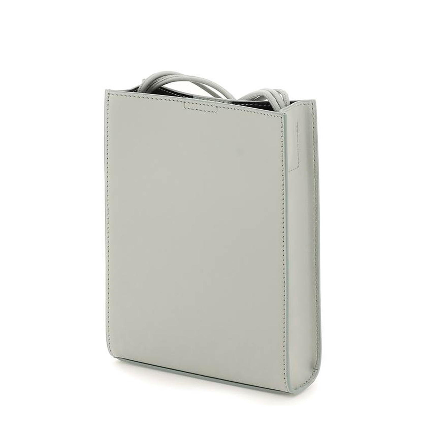 Sage Green Leather Shoulder Bag
