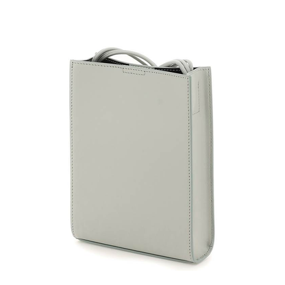 Sage Green Leather Shoulder Bag