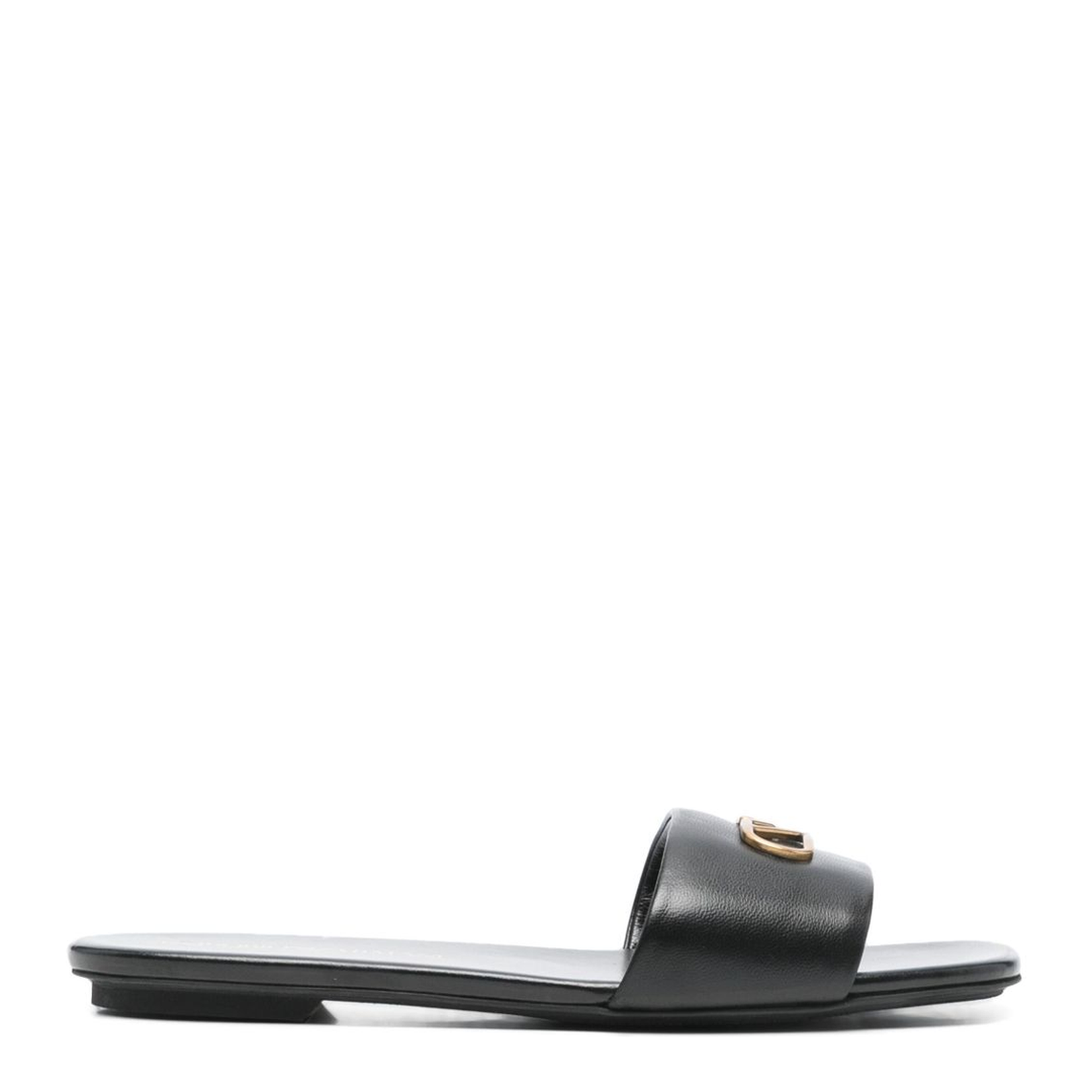 Nappa-leather Sandals with Eagle Plate